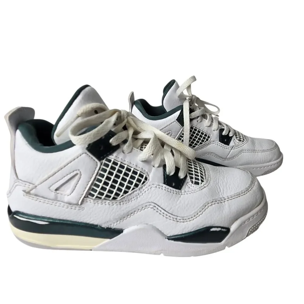 Nike Air Jordan 4 Retro GS Oxidized Green Size 1.5 Y BQ7669-103 Kids Youth